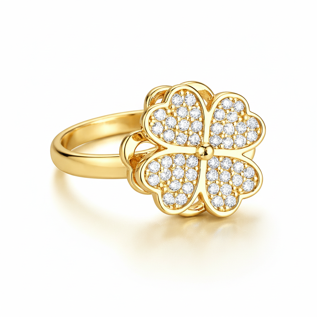 Bague d'Anxiété Ajustable Luck