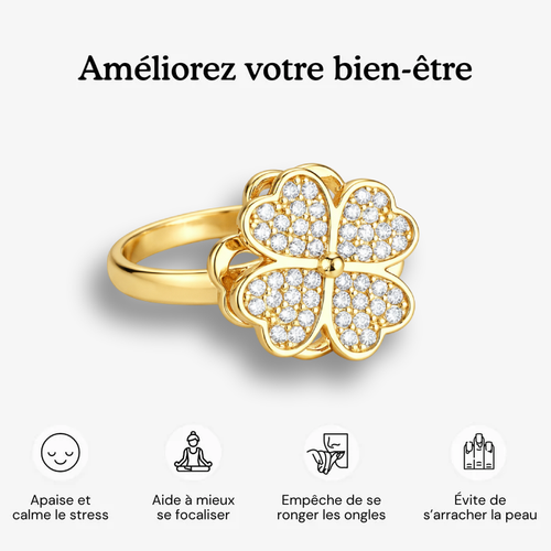 Bague d'Anxiété Ajustable Luck